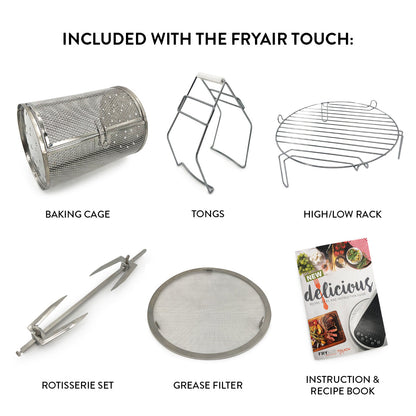 FryAir™ Touch XL Air Fryer Including Deluxe Accessory Package