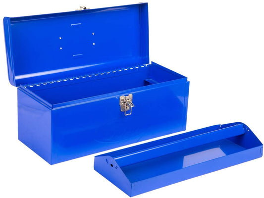 FORD TOOLS METAL TOOL BOX WITH TRAY