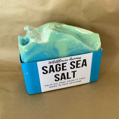 Sage and Sea Salt - 100% Handmade Coconut Oil Soap