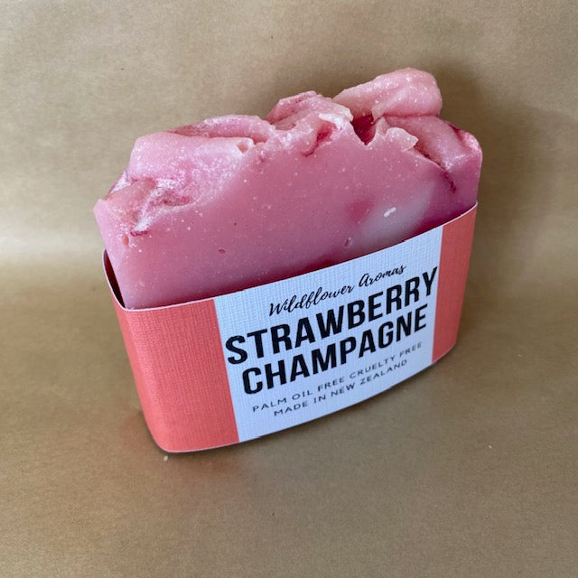 Strawberry & Champagne - 100% Handmade Coconut Oil Soap