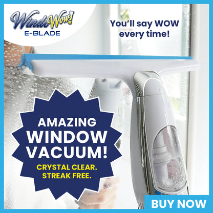 WindoWow™ E-blade Window Vacuum Value Pack With Free Accessories