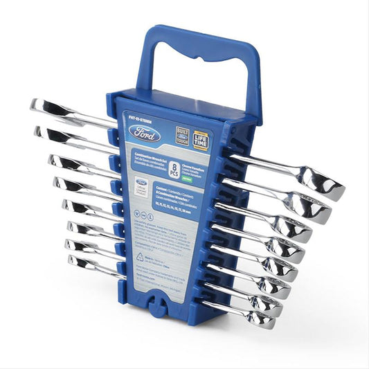 FORD TOOLS 8PC COMBINATION WRENCH SET METRIC