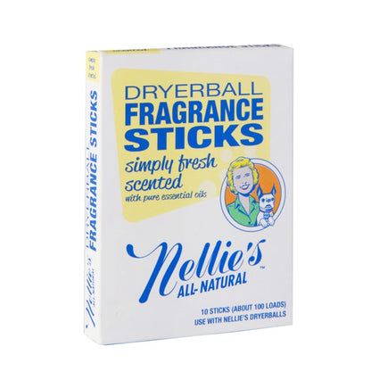 Nellie's Dryerball Fragrance Sticks 10pk Refill - Simply Fresh (10 stick)