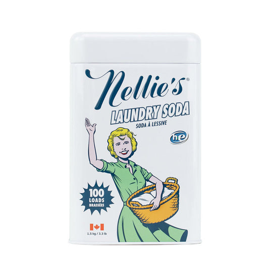 Nellie's Laundry Soda 100 Load Tin - 1.5kg