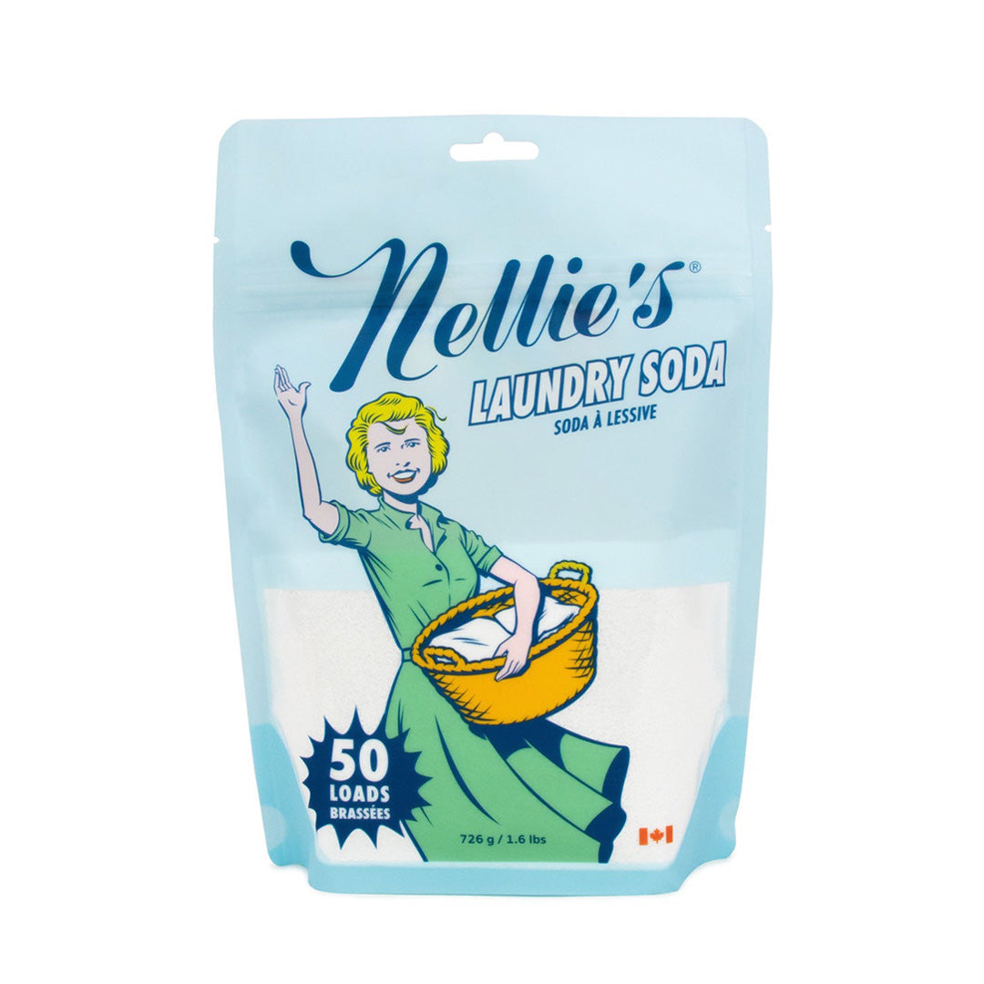 Nellie's Laundry Soda 50 Load Refill Pouch - 726g