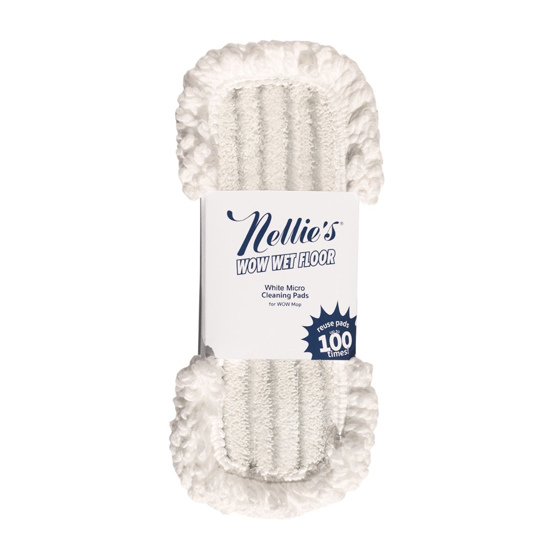 Nellie's WOW Mop Pad - White Twin Pack