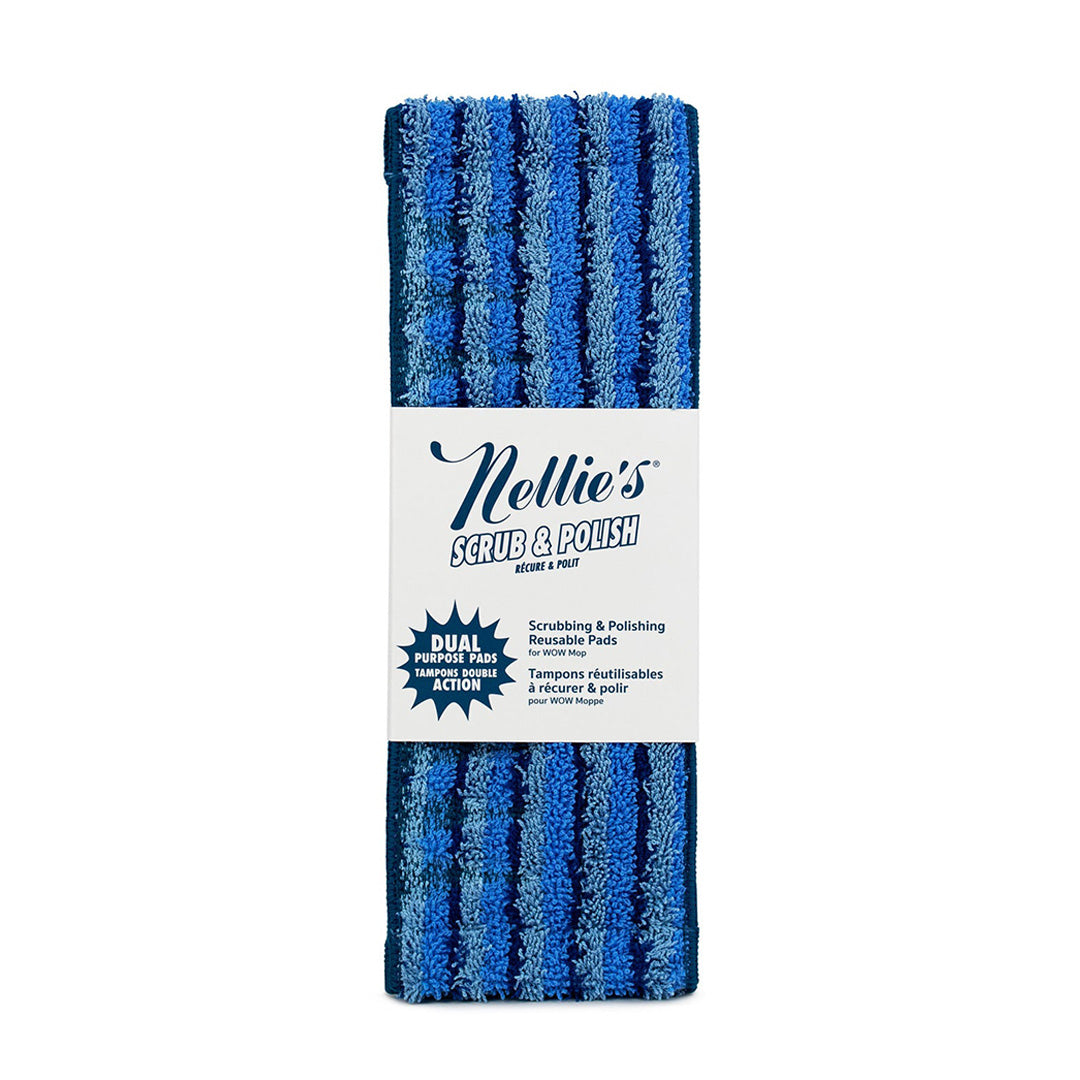 Nellies Wow Mop Scrub and Polish Pads - Twin Pack