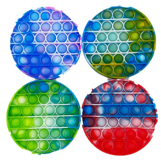 Pop It Fidget Toy - Multi Coloured Circle