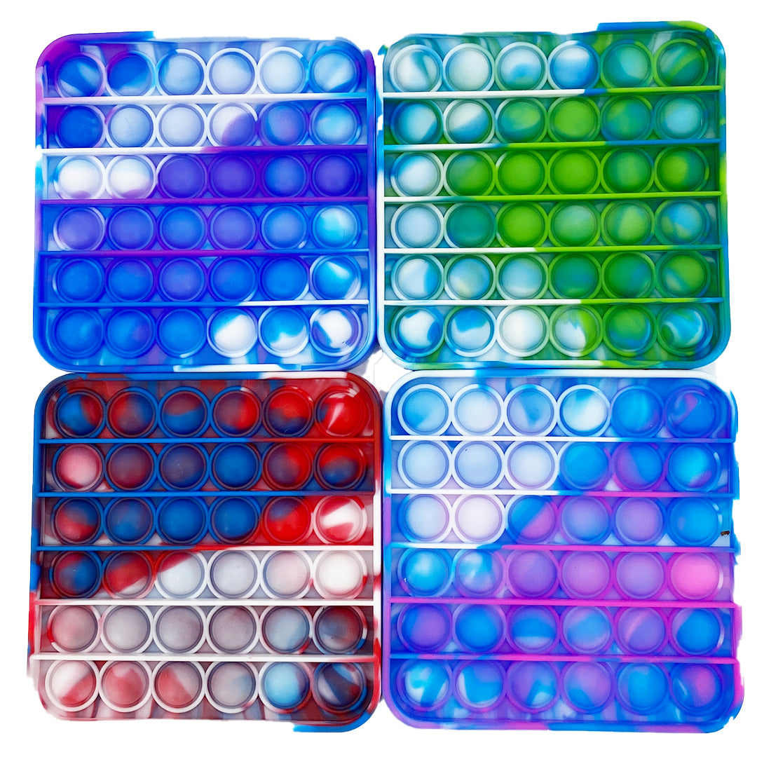 Pop It Fidget Toy - Multi coloured Square