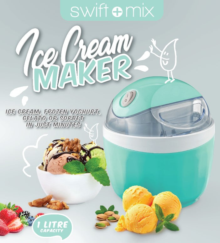 Swift+Mix™ Ice Cream Maker – 1 litre