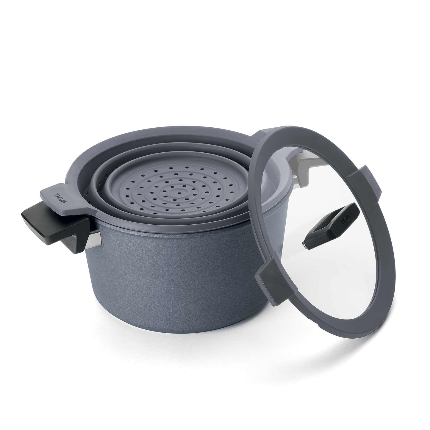 Woll Concept Plus Pots With Steamer Insert