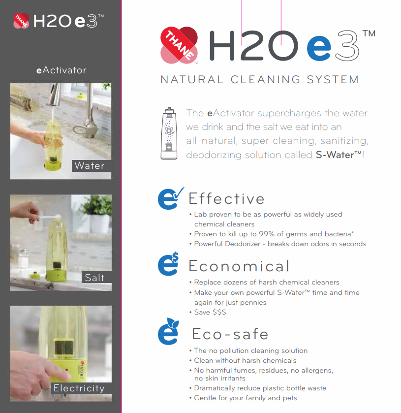 H2O e3 S-Water Activator Package